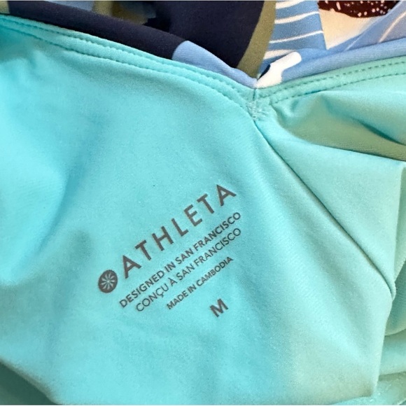 ATHLETA Seychelles One Piece Swimsuit in Hero Bloom Blue - Picture 8 of 9